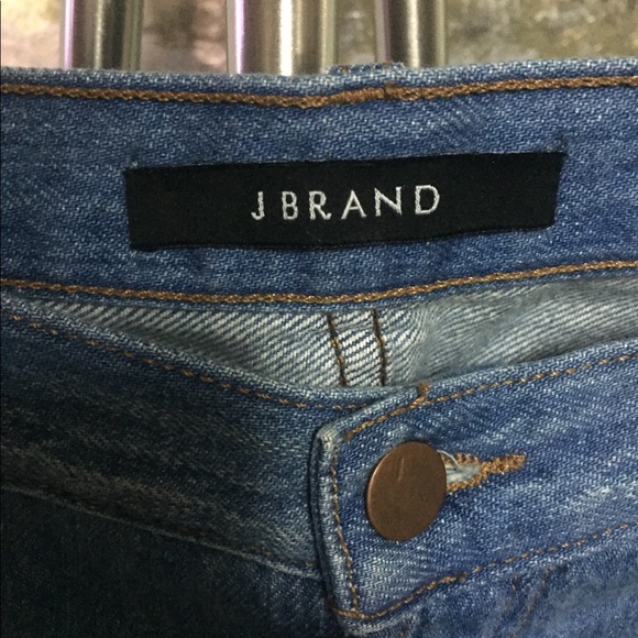 J BRAND Ivy High Rise Crop Blue Resurrect Jeans sz 28 - Picture 7 of 12
